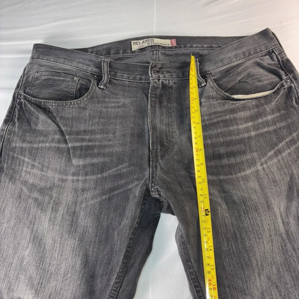Levi’s Relaxed Straight 559 Dark Wash Jeans Men’s 36x30 Y2K - Picture 5 of 15